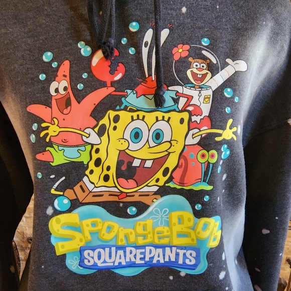 Vintage SpongeBob SquarePants Hoodie Size Small - Picture 5 of 7